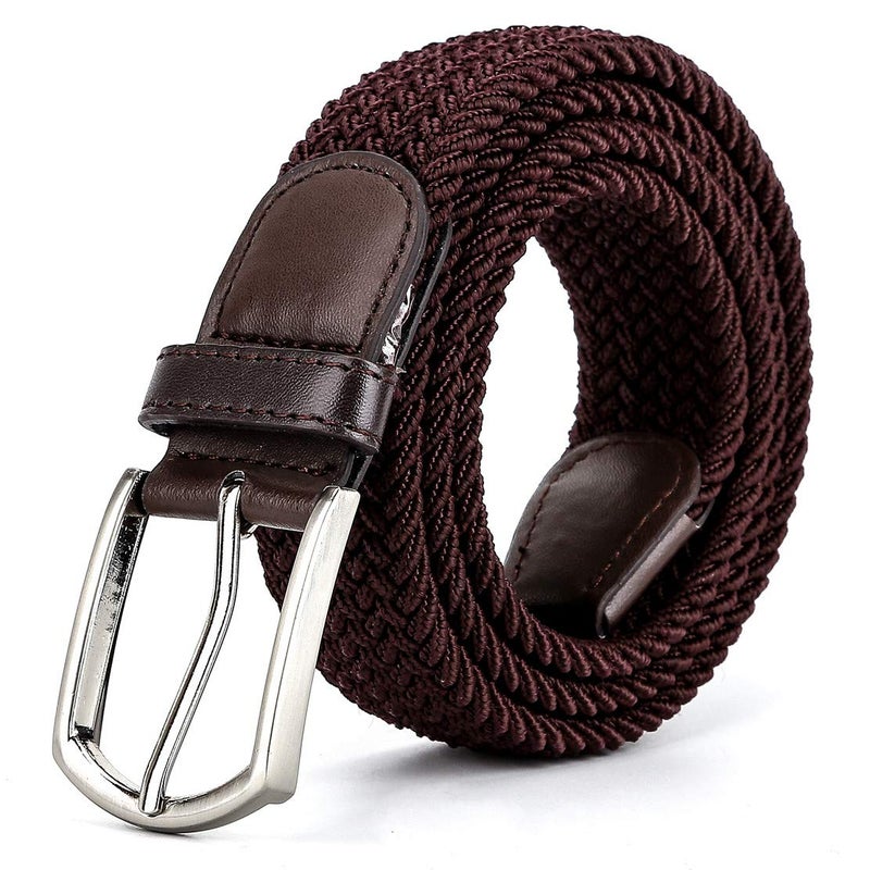 Radmire Braided Canvas Woven Elastic Stretch Belts for Men/Women/Junior with Multicolored - Image 1